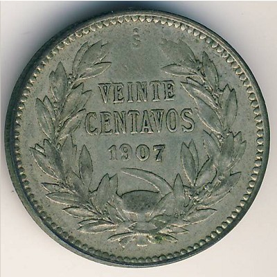 Чили, 20 сентаво (1899–1907 г.)