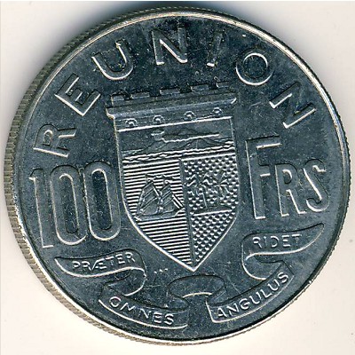 Реюньон, 100 франков (1964–1973 г.)