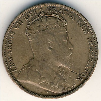 Newfoundland, 1 cent, 1904–1909