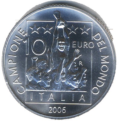 Италия, 10 евро (2006 г.)