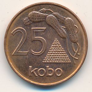 Nigeria, 25 kobo, 1991