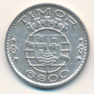 Тимор, 6 эскудо (1958 г.)