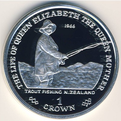 Gibraltar, 1 crown, 2002