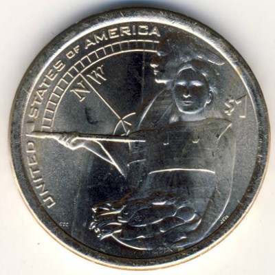 USA, 1 dollar, 2014