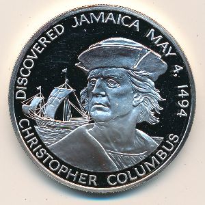 Jamaica, 10 dollars, 1975