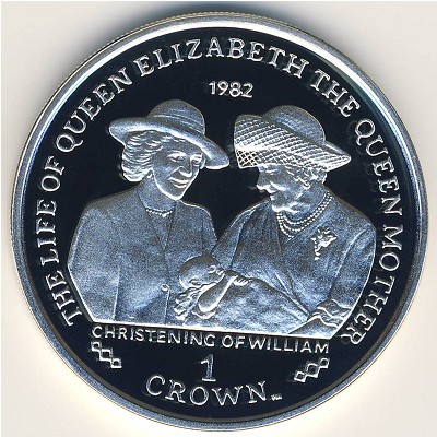 Gibraltar, 1 crown, 2002