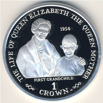 Gibraltar, 1 crown, 2001