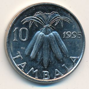 Malawi, 10 tambala, 1995–2003