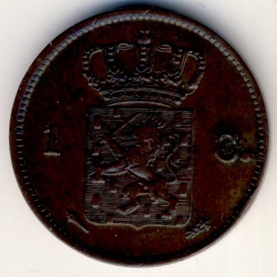 Netherlands, 1 cent, 1817–1837