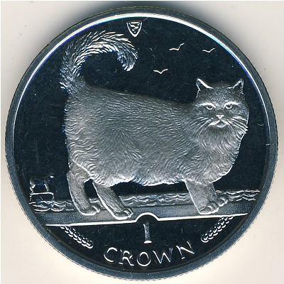 Остров Мэн, 1 крона (1998 г.)