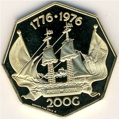 Antilles, 200 gulden, 1976