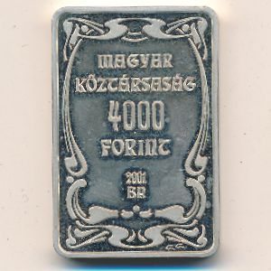 Hungary, 4000 forint, 2001