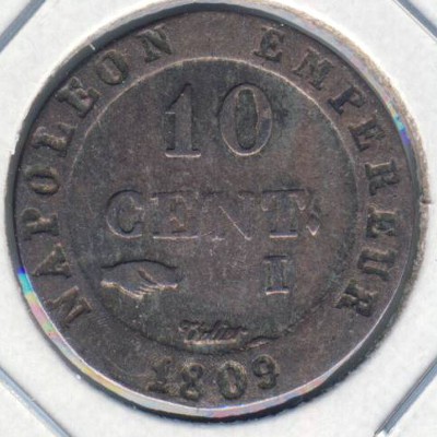 Франция, 10 сентим (1808–1810 г.)