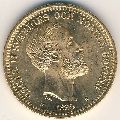 Швеция, 20 крон (1877–1899 г.)