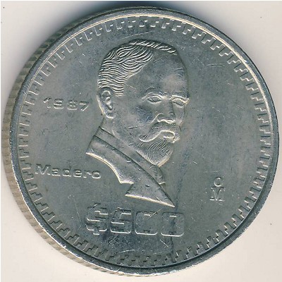 Mexico, 500 pesos, 1986–1992
