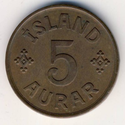 Iceland, 5 aurar, 1940–1942
