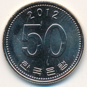 Южная Корея, 50 вон (1983–2019 г.)