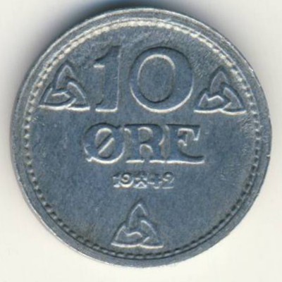 Норвегия, 10 эре (1941–1945 г.)