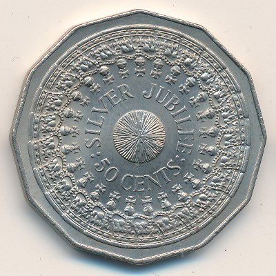Австралия, 50 центов (1977 г.)