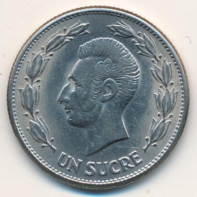 Ecuador, 1 sucre, 1946