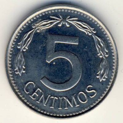Venezuela, 5 centimos, 1983
