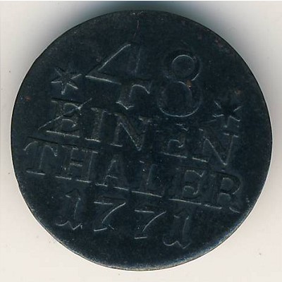 Пруссия, 1/48 талера (1771–1781 г.)