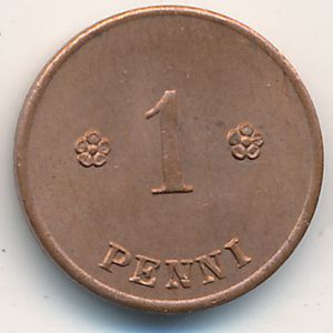 Finland, 1 penni, 1919–1924