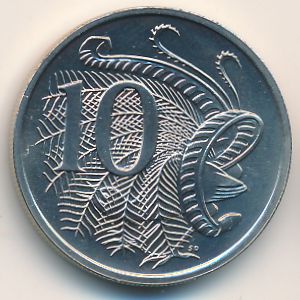 Australia, 10 cents, 1985–1998