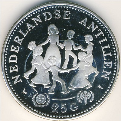 Antilles, 25 gulden, 1979