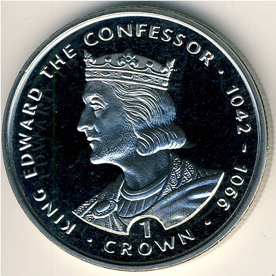 Gibraltar, 1 crown, 1999