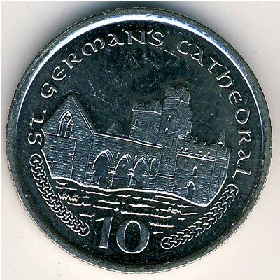 Остров Мэн, 10 пенсов (2000–2003 г.)