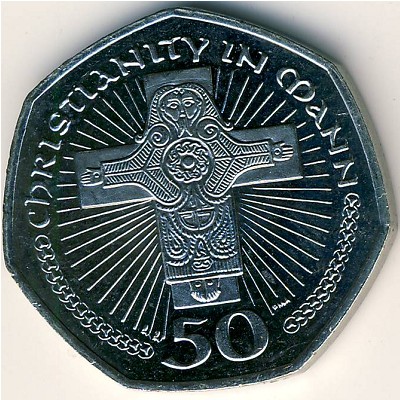 Остров Мэн, 50 пенсов (2000–2003 г.)