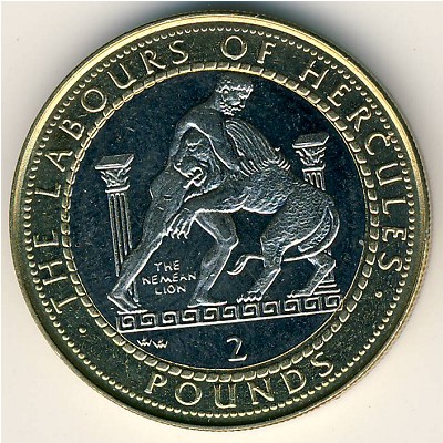 Gibraltar, 2 pounds, 1997