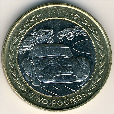 Isle of Man, 2 pounds, 1998–1999