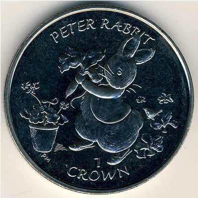 Gibraltar, 1 crown, 2003