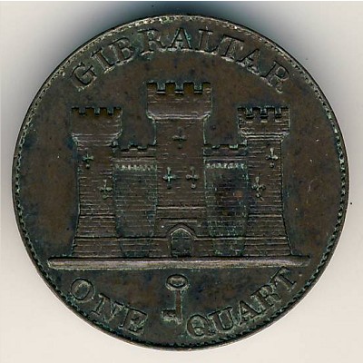 Gibraltar, 1 quart, 1841–1861