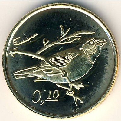 Redonda., 0,1 dollar, 2009