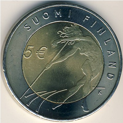 Finland, 5 euro, 2005