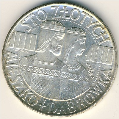 Польша, 100 злотых (1966 г.)