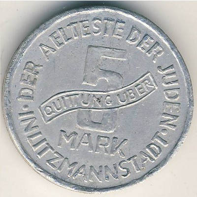 Poland, 5 mark, 1943