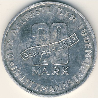 Польша, 20 марок (1943 г.)