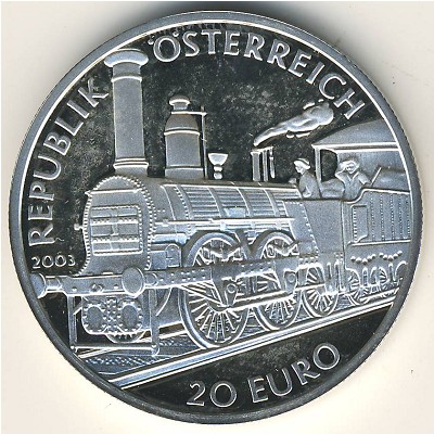 Австрия, 20 евро (2003 г.)