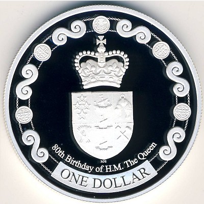 New Zealand, 1 dollar, 2006