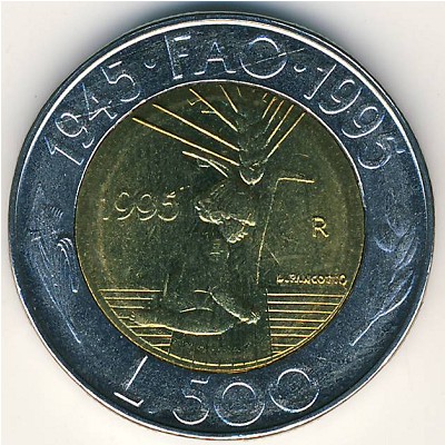 Сан-Марино, 500 лир (1995 г.)