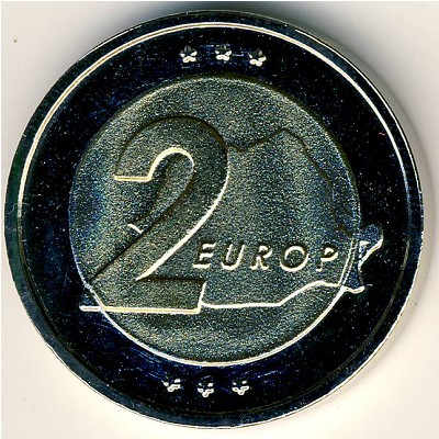 Румыния., 2 евро (2004 г.)