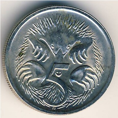 Австралия, 5 центов (1985–1998 г.)