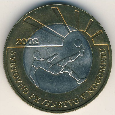 Slovenia, 500 tolarjev, 2002