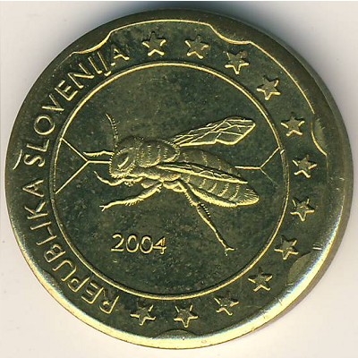 Словения., 20 евроцентов (2004 г.)
