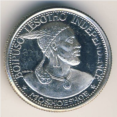 Lesotho, 10 lisente, 1966