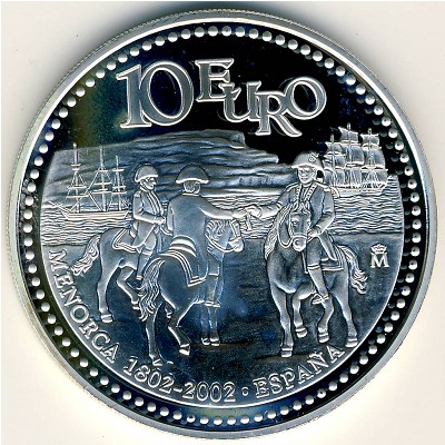 Испания, 10 евро (2002 г.)